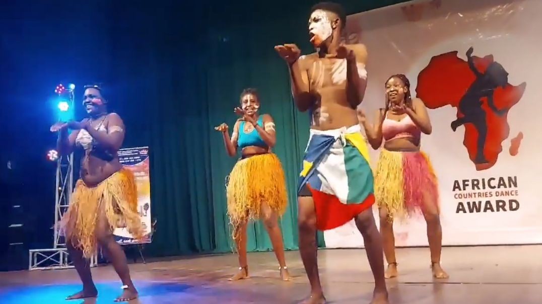 ⁣⁣Communauté Centrafricaine du Ghana en quart de finale du concours panafricain de danse au Ghana