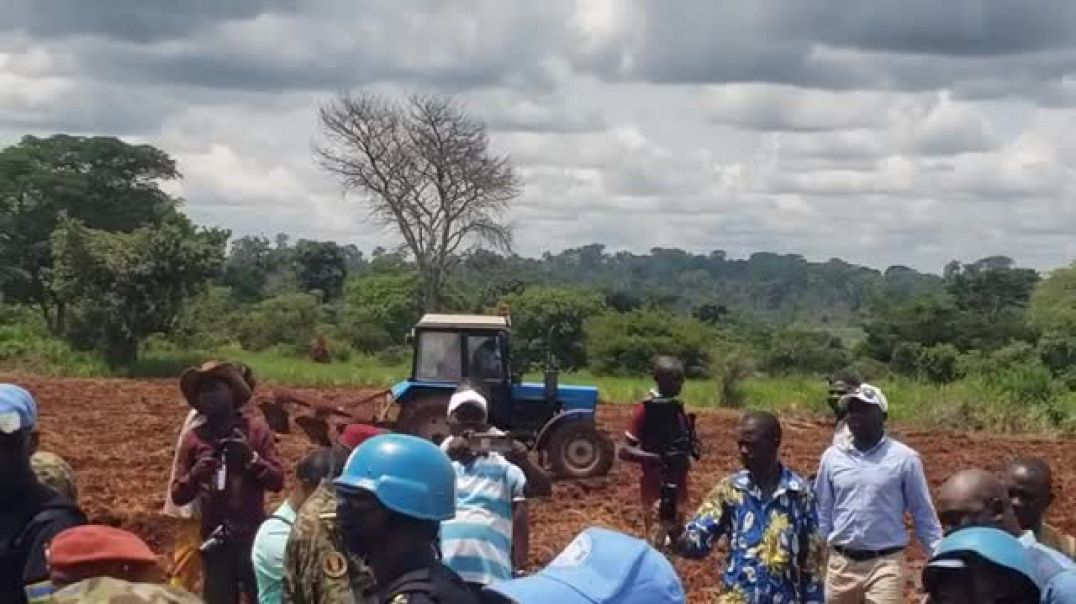 ⁣A Ndangala les tracteurs sont deja operationnels. L'agriculture intense est en marche /Mai 2022