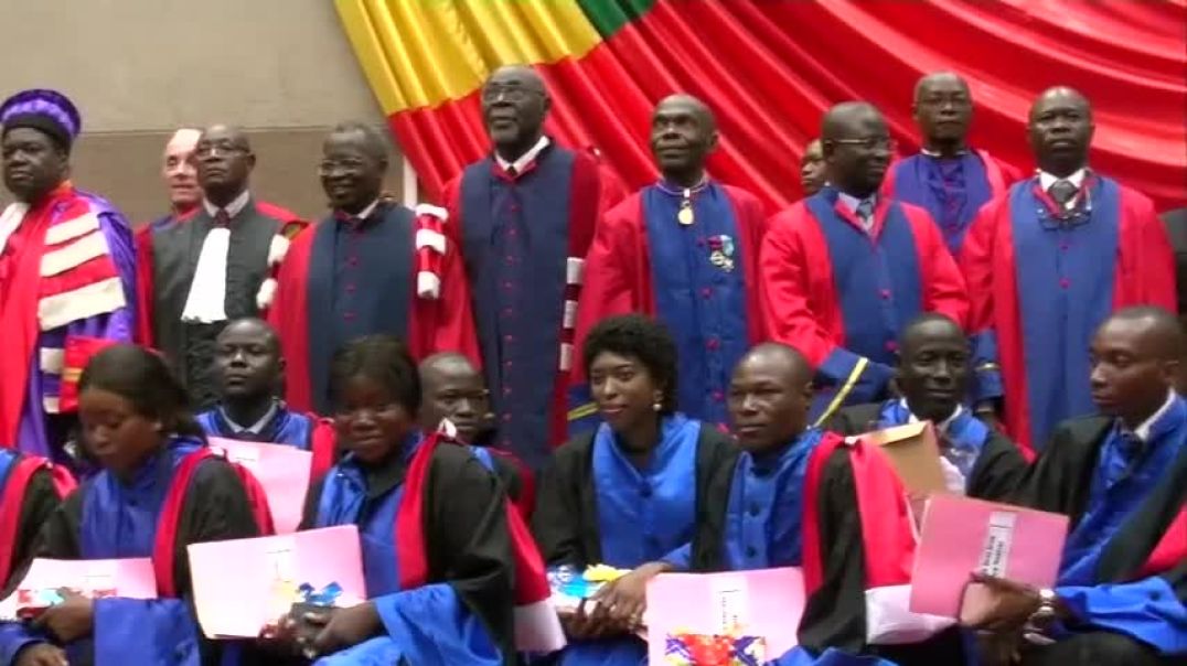 ⁣Remise de diplômes de fin d’études aux étudiants en médecine de l’université de Bangui - Dec 2022