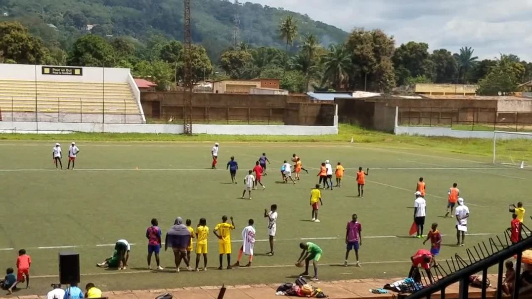 ⁣Match amical de rugby féminin (ti a wali) au stade ⁣Barthélemy Boganda de Bangui